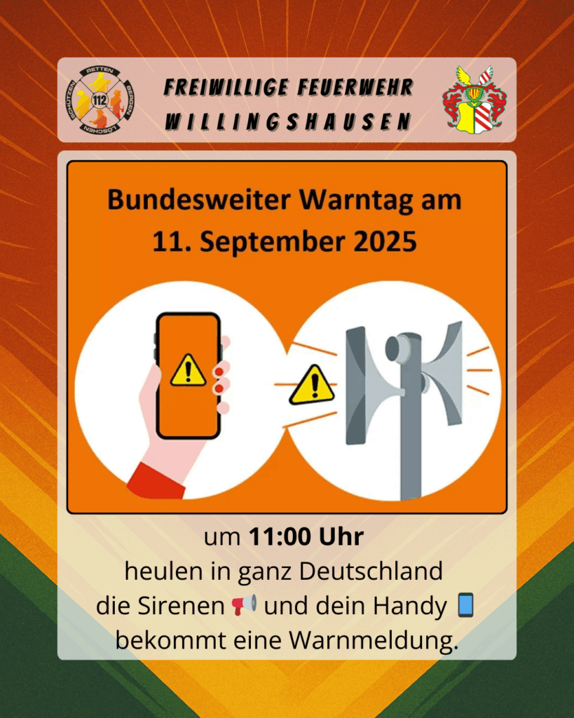 🚨 Bundesweiter Warntag 2025 🚨