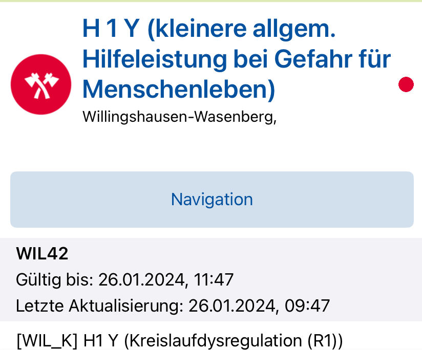 Einsatz #3 2024: Türöffnung