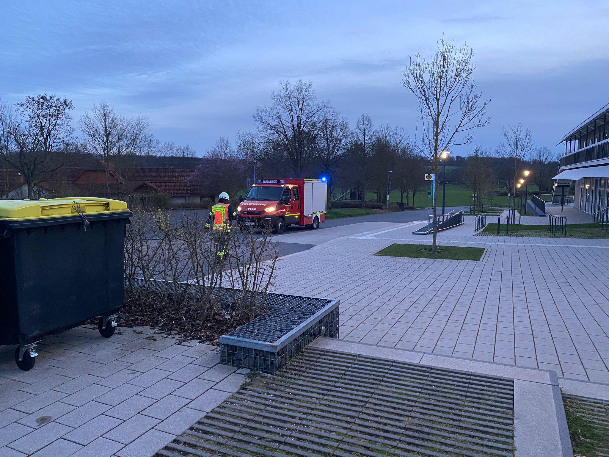 Einsatzübung bei der Rotkäppchen-Schule