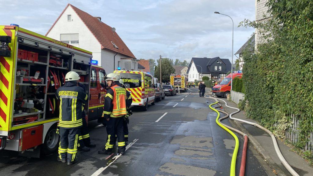 Einsatz: Hausbrand in Steina