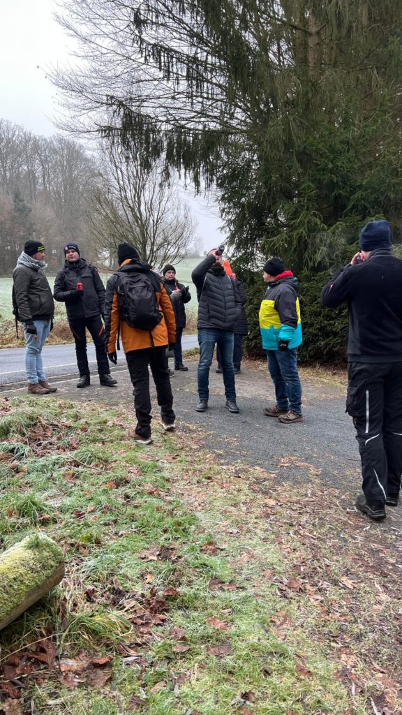 Traditionelle Wanderung zwischen den Jahren