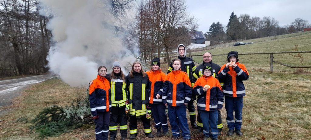 Weihnachtsbäume wurden eingesammelt